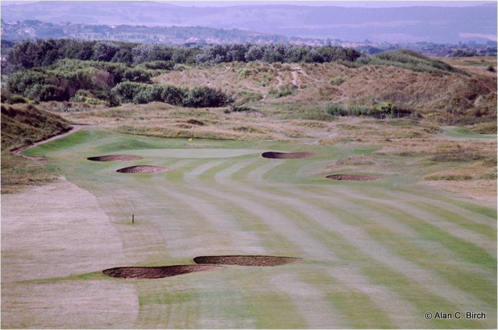 Hole on the Wallasey golf course