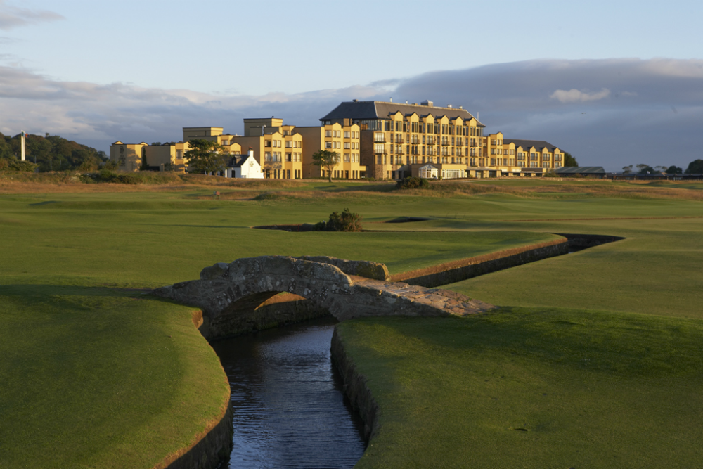 Swilcan bridge on the Old Course at St Andrews