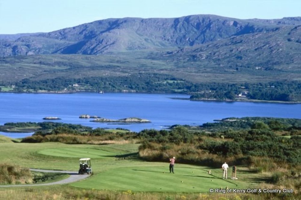 Golfers of Ring of Kerry course