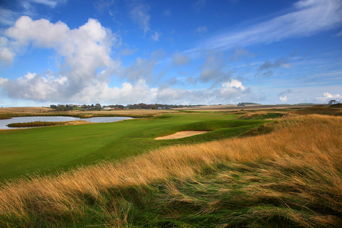 2nd hole at kittocks golf course in Fairmont St Andrews