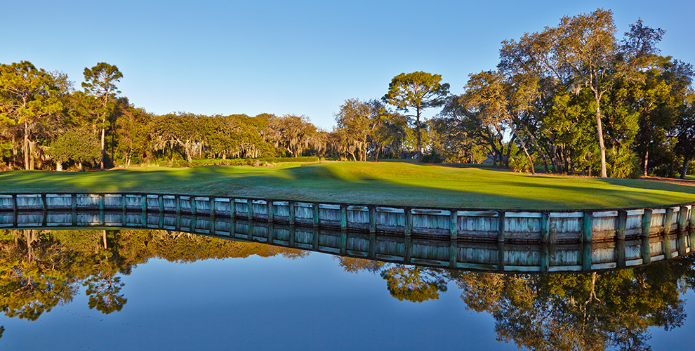Lac sur le Copperhead à Innisbrook en Floride 