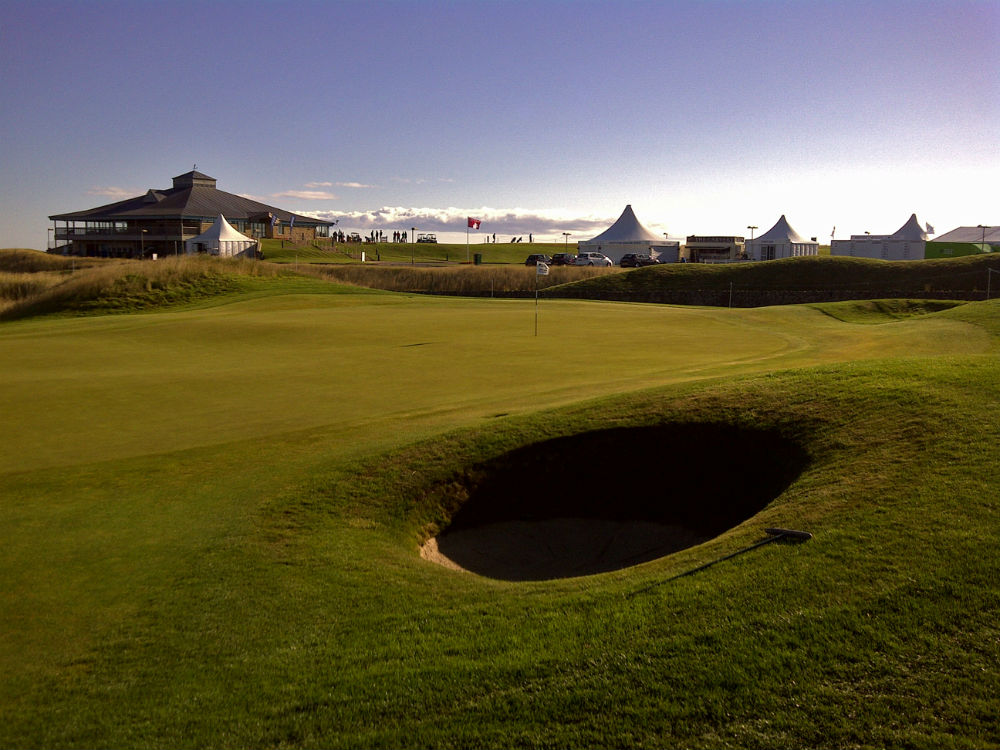 Large green sur le parcours du Torrance
