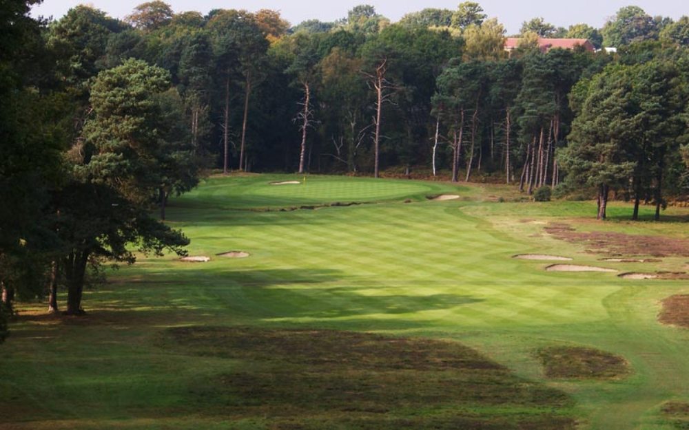 Long downhill hole at Woking