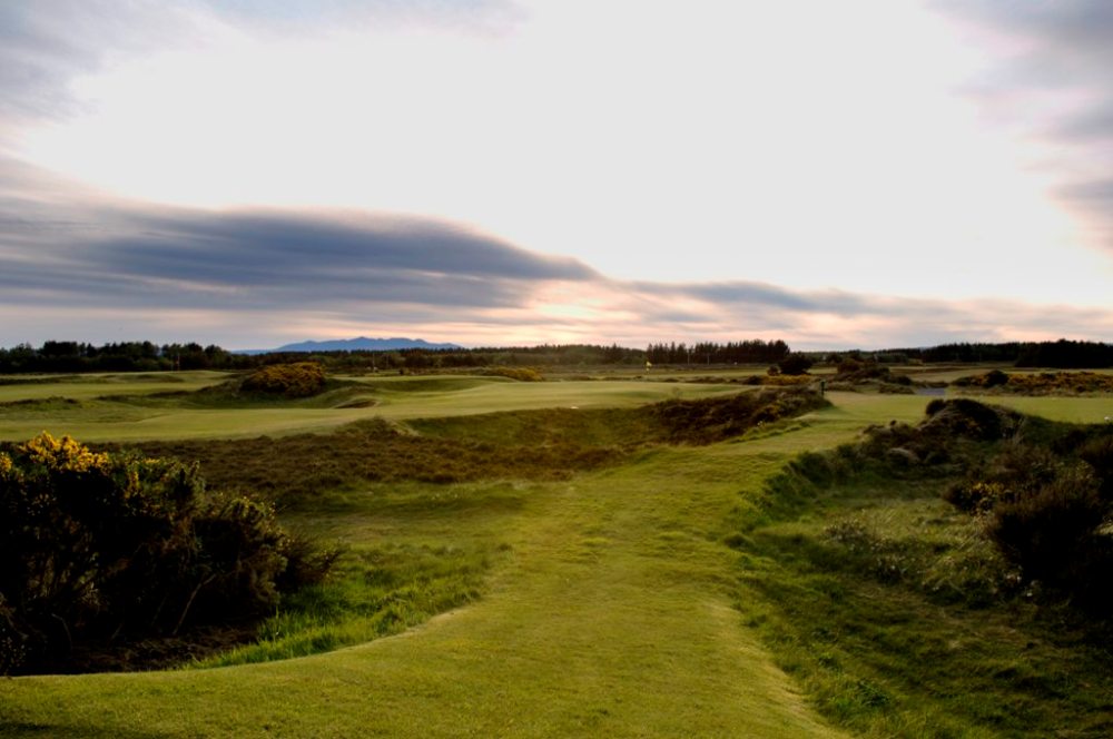 A hole at Galsgow Gailes golf links 
