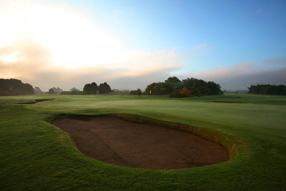 Green bunker on the Ganton golf course