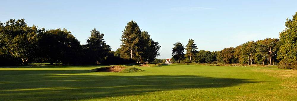 Large fairway at Ipswich golf course