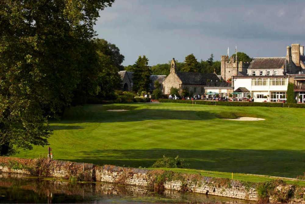 18th hole at Marriott St Pierre golf course