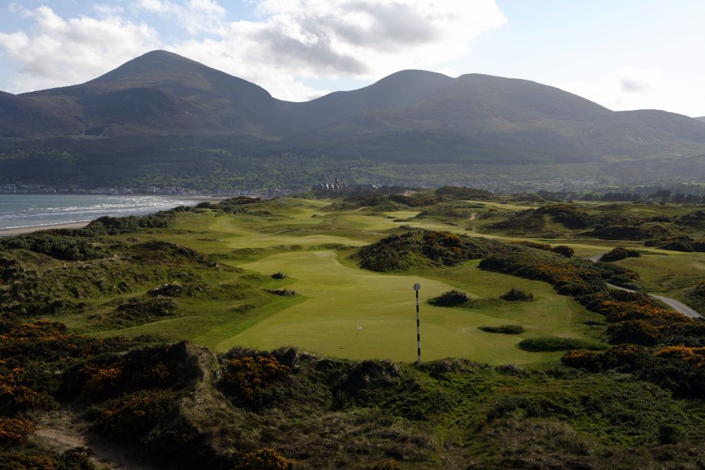 Mountains of the Royal County Down golf course
