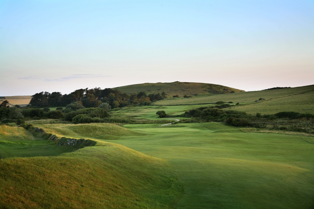 Fairway on the Church course at St Enodoc golf club