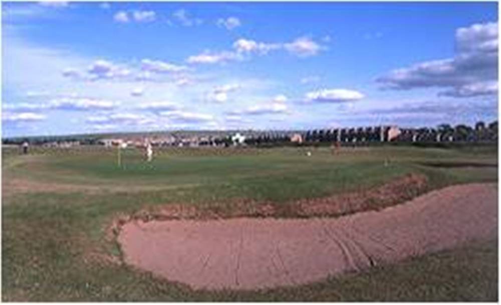 Large bunker at Musselburgh Old Links