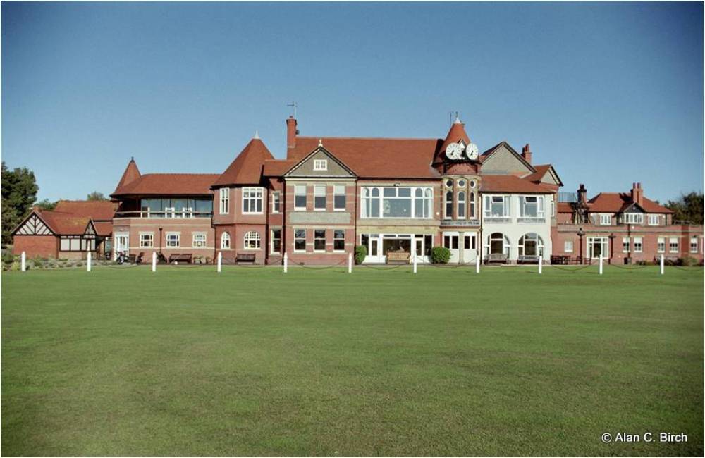 Clubhouse at the Royal Liverpool golf club