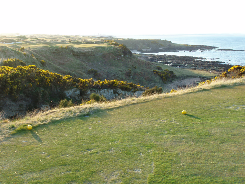 17th tee at the Castle Course in St Andrews