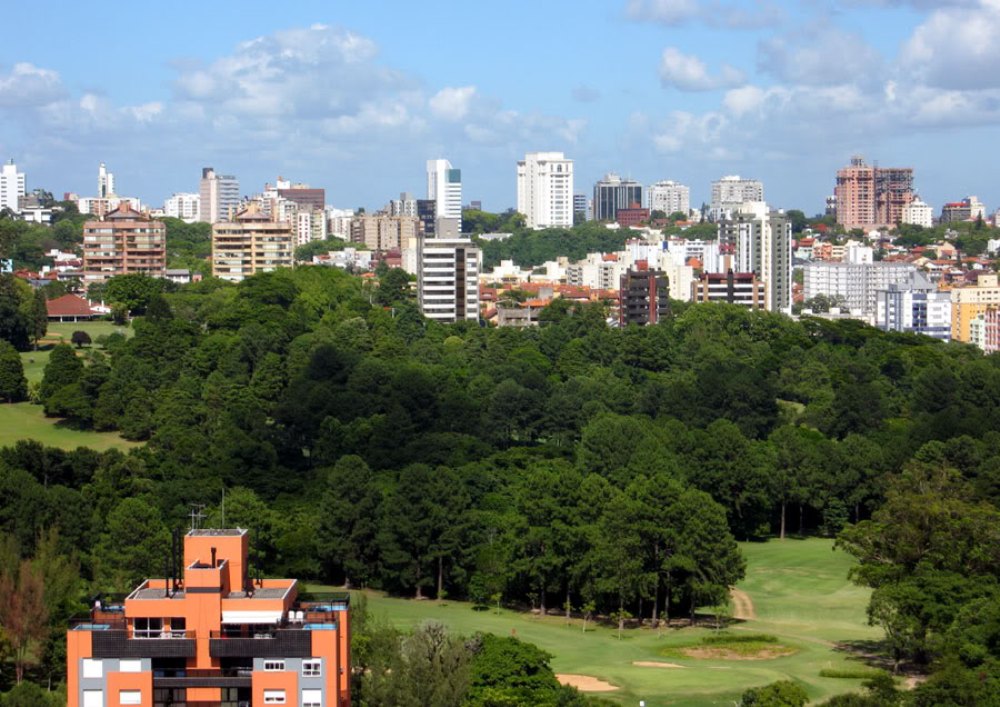 Buildings sur le parcours de Porto Alegre