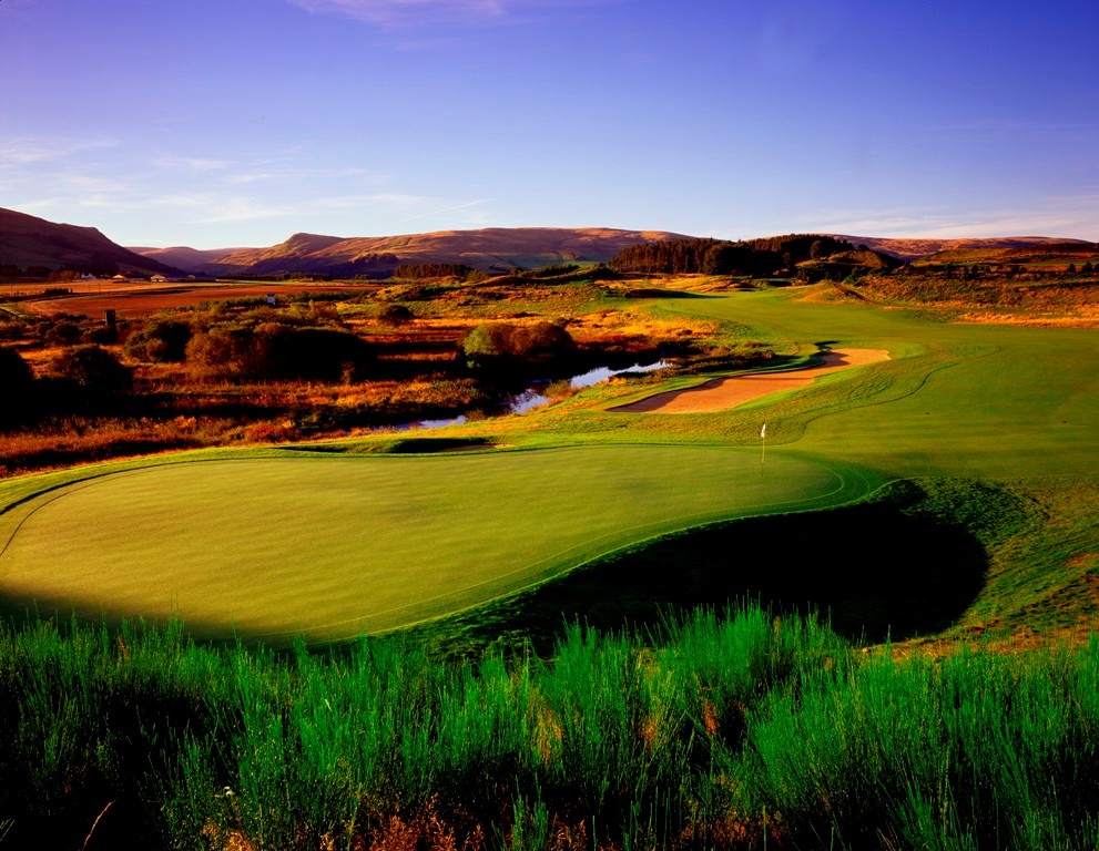 9th hole of the PGA Centenary at Gleneagles