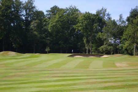 Green et bunker sur le parcours d'Addington