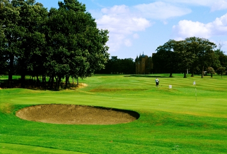 Bunker at Royal Musselburgh golf course