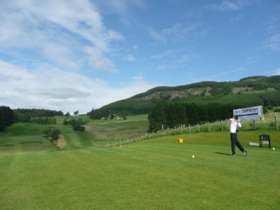 1st tee at Pitlochry Golf Course
