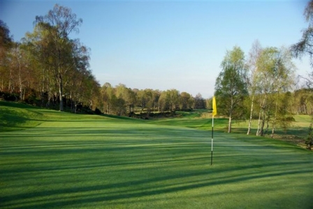 Elevated green at Boat of Garten golf course