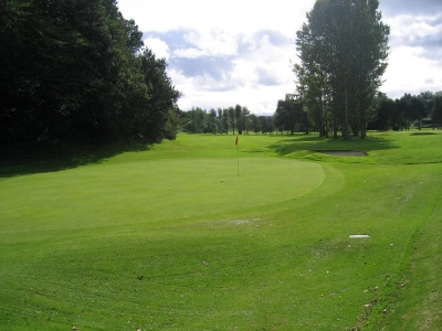 12th green at Inverness golf course