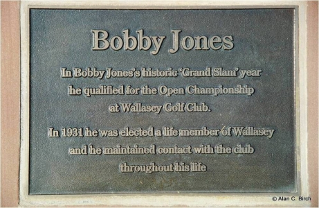 Bobby Jones at the Wallasey golf course