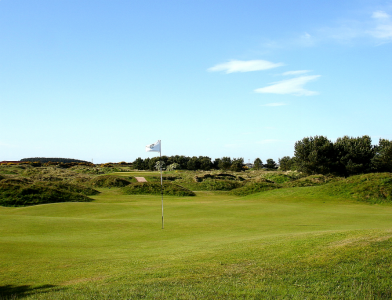 Green at Panmure golf course