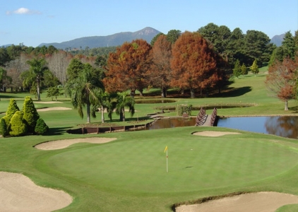 Lovely hole on the Curitibano golf course