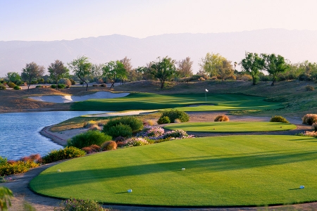 Par trois sur un parcours de la Quinta Resort en Californie 