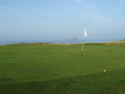 Sea view at North Berwick Golf Course