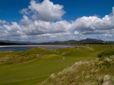 Green on the Waterville golf course
