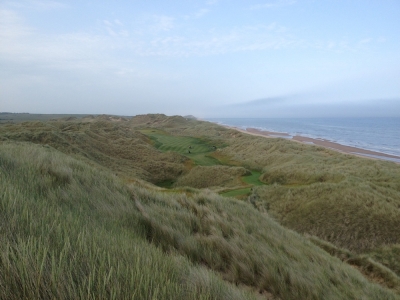 Par 4 at Trump International Golf Links Scotland 