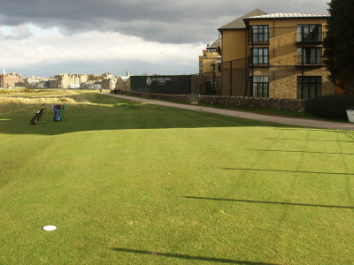 17th tee on the Old Course at St Andrews