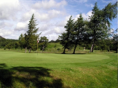 Green at Kingussie Golf Course