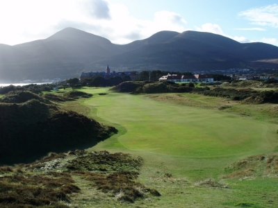 Short Par 4 on the Royal County Down golf course