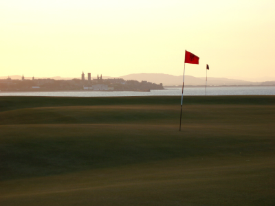 18th and 9th holes at the Castle Course in St Andrews
