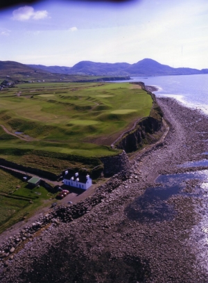 Aerial view of the Skellig Bay golf course