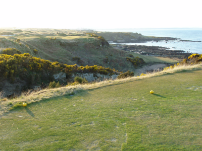17th yellow tees at the Castle Course in St Andrews