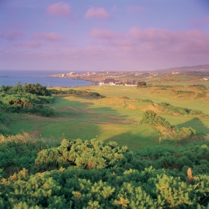 18th hole on Bull Bay golf course