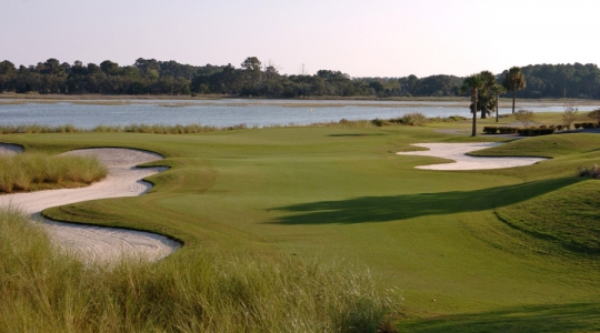 Trou neuf du parcours Oak Point à Kiawah Island ne Caroline du Sud 