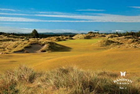 premier trou de Bandon Trails en Oregon 