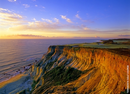 Cliffs by the coast at Terravista Golf Course, Bahia Brazil