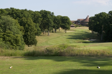18th hole on the East Sussex National golf course