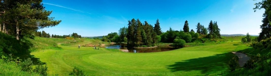Par 3 on the Queen's golf course at Gleneagles