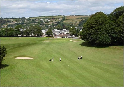 Golfers of the Cork golf course