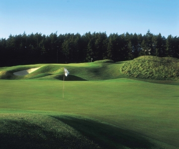 Large green on the  Smurfit Course at The K Club