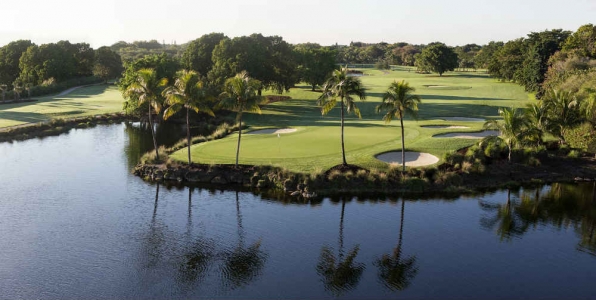 Le trou 7 du parcours Silver Fox en Floride 