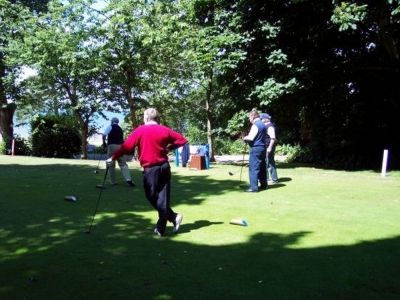Golfers of the Royal Belfast golf course