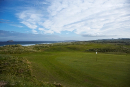 Large green at Ballyliffin