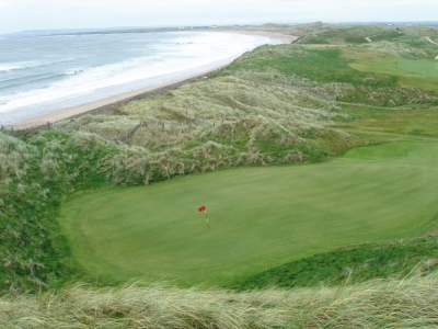 Sea from Doonbeg golf course Trump International Golf Links
