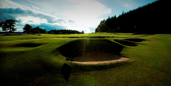 Bunker on Pitlochry Golf Course