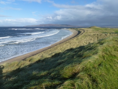 Beach of the Narin and Portnoo golf course